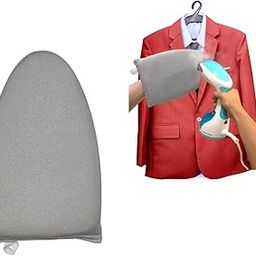 Garment Steamer Ironing Glove with Finger Loop, Heat Resistant Waterproof Ironing Mitt for Heat Resistan Handheld Steamer, Garment Steamer Accessories for Clothes (Grey)-picture-14