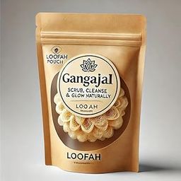 Gangajallife - Natural Sun Dried Bath Loofah | Body Sponge & Scrubber for Men & Women | Organic Luffa for Bath Shower Skin Exfoliation (Pack of 2)-image-20