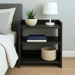 VARS DECOR Home Bedroom & Living Room – Bedside Stand | Small Coffee & End Table | Sofa Side Shelf | Corner Stand | Modern Bedside Organizer | Living Room Furniture | Home Decor (1, Morden Table)-image-1