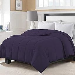 ATK-8 BEDDING Super Soft Down Alternative 200 GSM Microfiber Comforter King Size Bed (92" x 106") AC Comforter for All Season/Blanket/Quilt/Rajai King Comforter Navy Blue-image-11