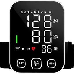 ACCUTRUST Digital Blood Pressure Monitor with Voice Reporting, Upper Arm Electronic BP Machine, LCD Display with Memory Function-17