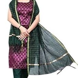 Stiched banarasi silk fency dres with tafeta pant and cotton dupptta| eligant style and design - 102 for the size of --image-120