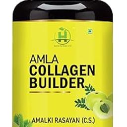 Healthy Nutrition - Just for the Health of it Amla Collagen Builder with Vitamin C For Glowing Skin| Reduce Signs of Aging -90 Veg- Tablets For Men & Women-image-98