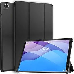 Robustrion Smart Trifold Hard Back Flip Stand Case Cover for Lenovo Tab M10 HD 2nd Gen TB-X306X / Smart Tab M10 HD 2nd Gen TB-X306F - Black-picture-22