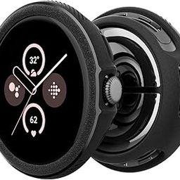 CASEOLOGY by Spigen Vault Cover Case Compatible with Google Pixel Watch 3 41mm (2024) / Pixel Watch 2 41mm (2023) (TPU | Matte Black)-image-15