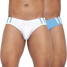 Men's Striped and Solid Fashion Brief (Pack of 2)-image-98