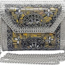 Small Size Handmade Metal Bag Coin Purse Ethnic Bridal kids Bag party clutch Gift item-9