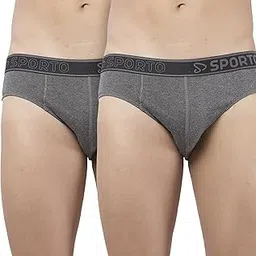 sporto Men's Solid Cotton Briefs (Combo Pack)-picture-4