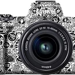 Premium DSLR Camera Scratchproof Protective Skin for Canon M50 Mark II - No Residue Removal, Bubble Free, Scratch Resistant, Stretchable, HD Quality Printed - HDCS 007-picture-24