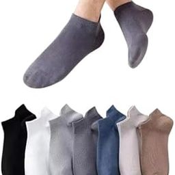 Cotton Ankle Socks for Men Low Cut Invisible Socks for Running, Sports, Gym & Daily Soft Breathable Anti-Slip No Show Socks Pack Multicolor Casual Formal Use Socks for All Seasons-image-6