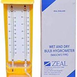 Wet & Dry Thermometer Wall Hanging Type Zeal Hygrometer-22