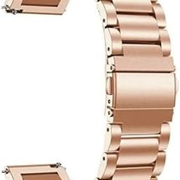 Smart Watch Strap Compatible with Fire-Boltt Starlight Bsw165 Smart Watch - Steel SS Strap-19
