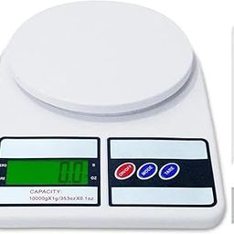 Digital Kitchen Scale, 10kg Capacity, 1g Precision, LCD Display, Multi-Purpose Food Scale for Cooking, Baking, White-image-24