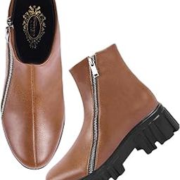 Smart Casual Side Chain Detailed Boots For Women & Girls-image-92