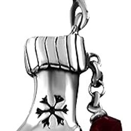 Jewellery 925 Sterling Silver Christmas Stuff My Stocking Charm Pendant - Fits in Bracelets, Chains and Necklace for Women and Girls-10