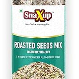 Snaxup 5 in 1 Seeds Mix - Edible Seeds | Healthy Seeds | Healthy Snacks | 100% Natural and Roasted Seeds (350g, Unflavoured)-image-31