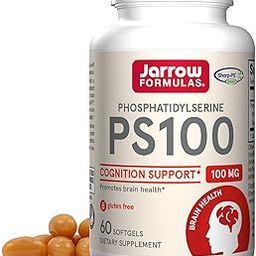 Jarrow Formulas PS100 Phosphatidylserine 100 mg Non-GMO, Soy-Free - 60 Softgels-39