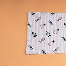 6-Layer Muslin Baby Burp Towel - Polar Peeps_Design (27x50 CM) | (Pack of 4)_Duplicate-picture-7