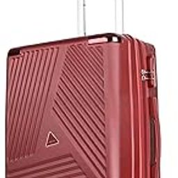 Krypto 50 cm Cabin Polycarbonate+ABS Trolley Bag for Travel | Hard Shell Water Repellent | 8 Spinner Wheels | 360° Rotation | Lightweight Suitcase | Ideal for Trips & Holidays | Deep Crimson-image-119