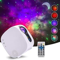 Galaxy Projector,Night Light Star Projector with Bluetooth Speaker, Remot Control LED Nebula Cloud Gift for Kids Room Bedroom Decor, Accompany,Night Light Ambiance-47