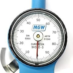 MGW Precision Shore D Hardness Tester Durometer with Pin Pointer Test Block EXPORT MODEL-15