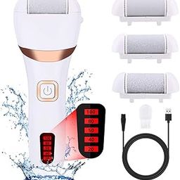 HANNEA Electric Pedicure Foot Scraper Tools for Feet Filer, Professional Foot Exfoliator Pedicure Brush, Rechargeable Pedicure Set Portable Waterproof Feet File For Removing Dead Skin-image-45