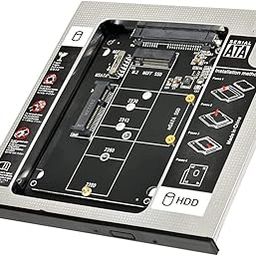 Tobo MSATA NGFF B/M-Key SSD to Slimline SATA 13Pin Caddy Case for 9.5mm Universal Laptop CD/DVD-ROM Optical Bay-TD-1012HS-picture-24