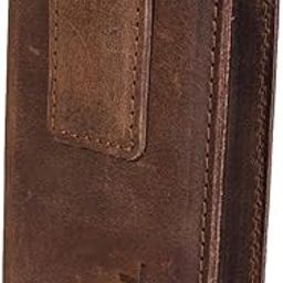 The Foreman Money Clip Brown Leather One Size-image-59