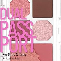 Swiss Beauty Face and Eye Dual Passport Palette | Eyeshadow + Blusher Palette | Combination of Mattes and Shimmers | Compact and Travel Friendly makeup kit | Shade- Party Ready, 4.5g-picture-56