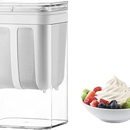 RYUHDA Hung Curd & Greek Yogurt Maker with Fine Mesh Strainer | 1400ml Curd Strainer Box with Lid | Multifunctional Yogurt Filter for Homemade Dahi, Cheese (11x9x18 cm)-picture-7