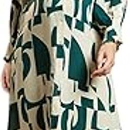 Women's Maternity Dress Cotton Feel | Midi Length Pregnancy & Feeding Dress with Zippers | Baby Shower & Nursing Gown for Women-image-39