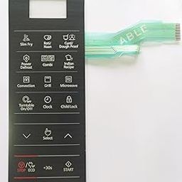 Able MC28H5033 Microwave Oven Membrane Keypad (Black)-image-88