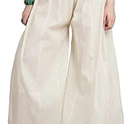 Cotton Lurex Striped Palazzo for Women | Wide-Leg Sharara Style Pants | Comfortable & Stylish |-image-101