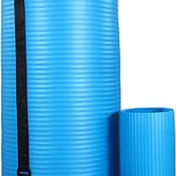 BalanceFrom GoYoga+ All-Purpose 1/2-Inch Extra Thick High Density Anti-Tear Exercise Yoga Mat and Knee Pad with Carrying Strap-image-63