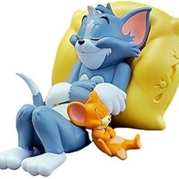 VUNIO Tom & Jerry Cute Sleeping Car Interior Accessory - Decorative Toy Car Dashboard Decoration Items & Action Figure, Collectible Showpiece for Home & Office, 8 cm, 6 cm-image-9