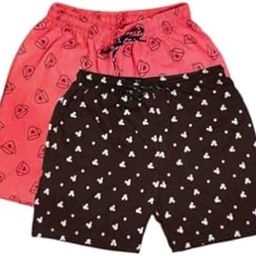 Casual Printed Lounge Shorts for Women Pack of 2 (Prints and Colors May Vary)-picture-34