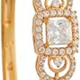 Fashion Jewellery White Gold Polished Zircon Kada With Locking System |Best For Gifting, Bride, Bridemaids & Special Occasion | Zircon Kada For Women - 444657-image-69