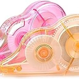 GLUN® 12 Meter Multipurpose Correction Tape Pack of 2, White Strip Error Correction Tape 5mm Thickness with Front Cap for Office, School, Project, Assignment-19