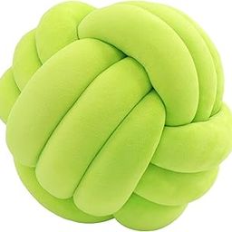 MYADDICTION Knot Pillow Ball Thick Comfortable Knotted Pillows for Living Room Home Sofa Light Green-image-52