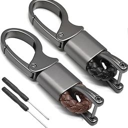 VELEGO 2pcs Car Key Chain, 2 Screwdriver,Car Keys Replacement Parts Set Keychain for Men and Women, Car Key Holder 360 Degrees Rotatable Key Holder for Keychain, Keychain for Car Keys-image-11
