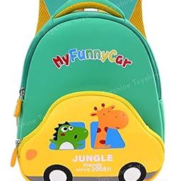 26cm Mini Size Cute Car Design Kindergarten Backpack for Kids Girls Boys Waterproof & Lightweight Toddler Preschool Nursery Travel Picnic Bag-picture-22