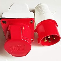 STANDAR 16 Ampere 6H 4Pin Industrial Plug with Socket 380V -415V-22