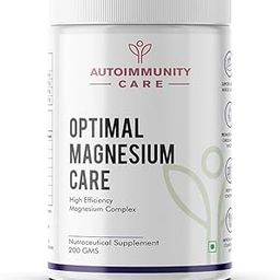Autoimmunity care Optimal Magnesium Care | High Efficiency Magnesium Complex | Promotes Healthy Bones | Improves Sleep, Anxiety & Mood | Supports Nerve & Muscle Function | 200 Gm Powder-15