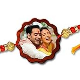 Foto Factory Gifts Boy's ® Personalized Photo Rakhi Customised Gift For Brother On Rakshabandhan (Design 2)-image-116
