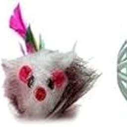 Mouse & Bell Ball Toys for Cats, Interactive Kitten Toys, Pack of 3-image-24