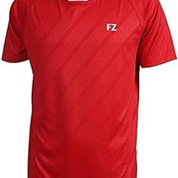 FZ Forza Hector Men's Round Neck Badminton T-Shirt, Chinese Red (L) – 100% Polyester, Stretchable, Dryforze, Anti-Static, Anti-Pilling, Anti-Shrink-image-21