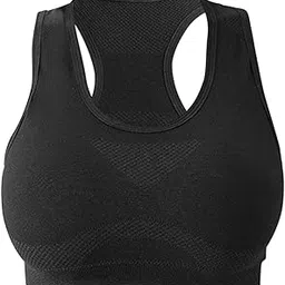 UJEAVETTE Women Sports Bras Tank top Bras for Cycling Walking S and M Black-picture-7