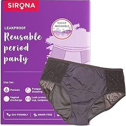 Sirona Reusable Period Panties for Women – XL Size | Leak Proof Protection for Periods | For Postpartum Bleeding, Urinary Incontinence & Vaginal Discharge-image-29