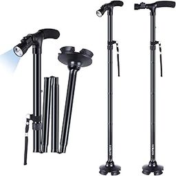 KANDPAND Cane with Non-Slip Grip Handle for Men & Women, Walking Stick, Adjustable Walking Cane, Height Adjustable Walking Stick for Old Men & Women, Walking Supports, Walking Cane Stick for Elderly-11