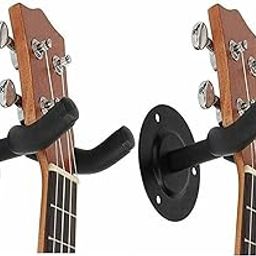 SG Musical Guitar Wall Hanger/Mount with Fittings/Accessories, Black 2 Pack-image-69